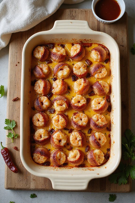 bacon wrapped spicy shrimp christina