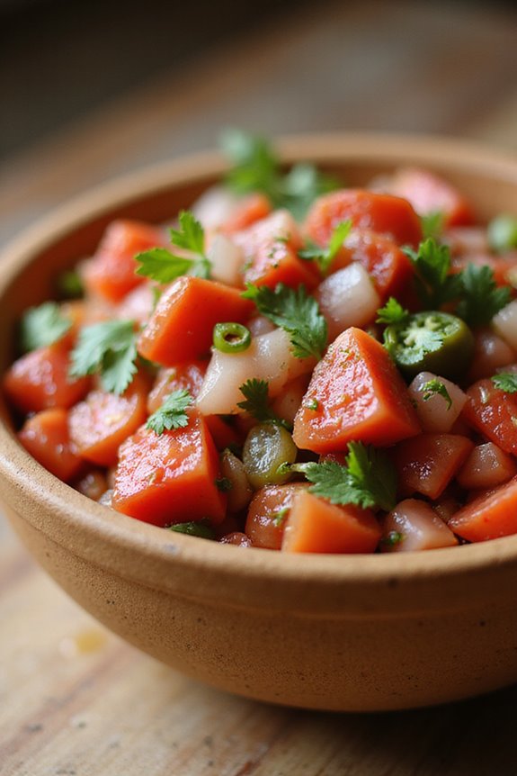 chopped spiced fresh delicious pico de gallo