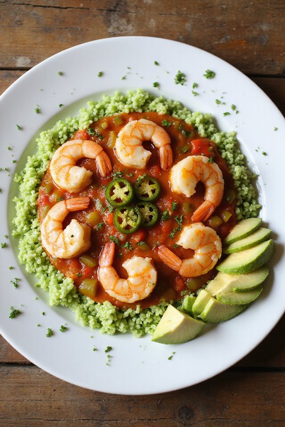 coastal mexican seafood rice dish