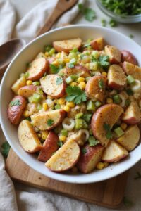 colorful flavorful mexican inspired potato salad