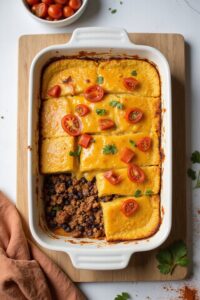 comforting mexican spiced polenta dish