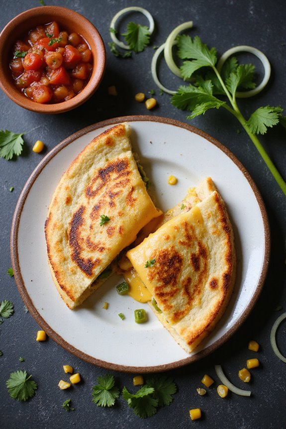 crisp chile infused quesadilla recipe