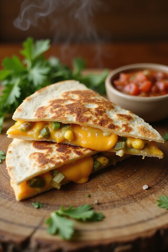 crispy cheesy tex mex quesadilla goodness