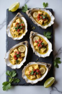 exotic seafood tropical fruit fusion