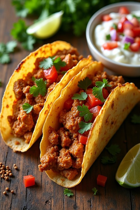 ground chicken taco delight