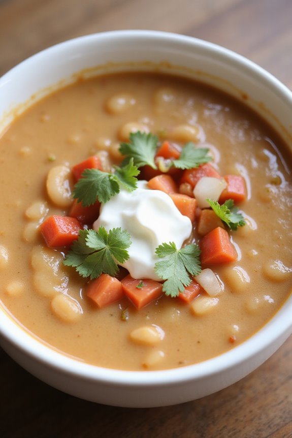 hearty simmered caramelized zesty contrasting flavors