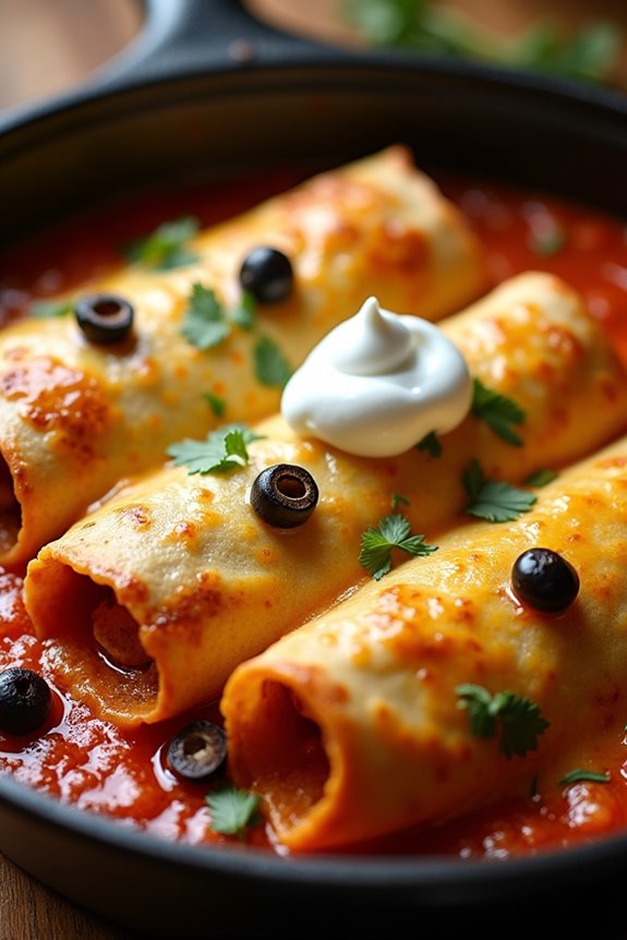 irresistible rotisserie chicken enchiladas