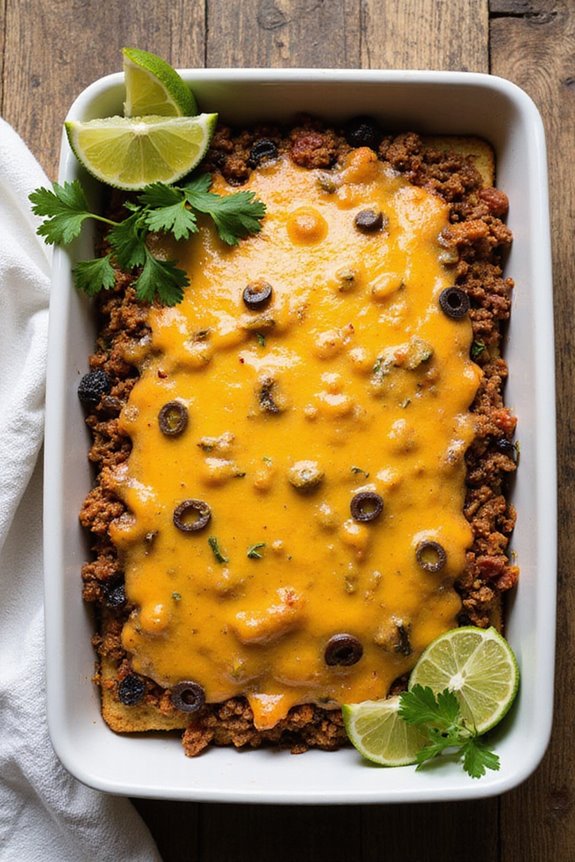 layered mexican comfort food bake