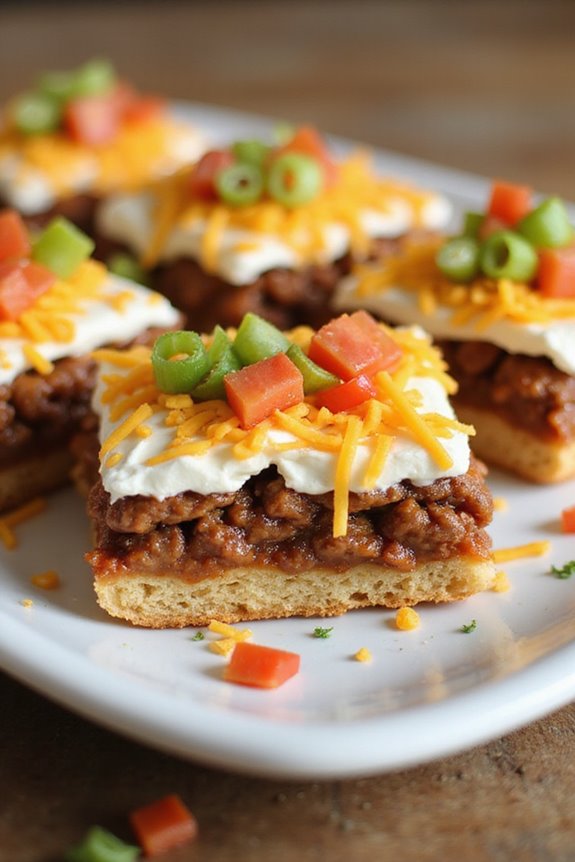 layered mexican snack assembly perfection