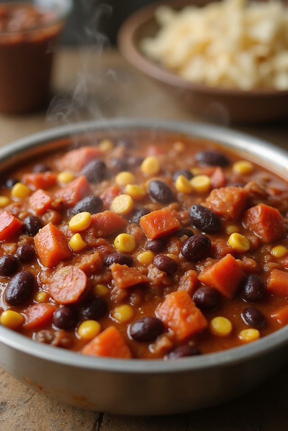 lightning fast pour and stir chili