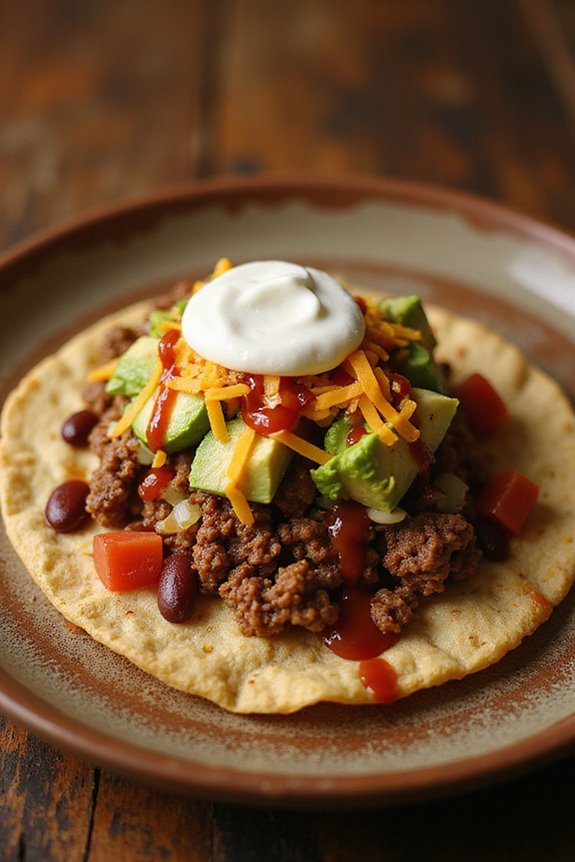 loaded crispy flavorful indulgent tostadas