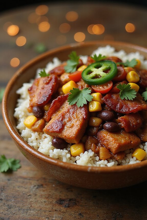 one pot pork and mexican rice