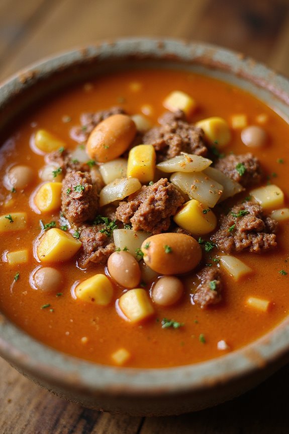 simple canned ingredient taco soup