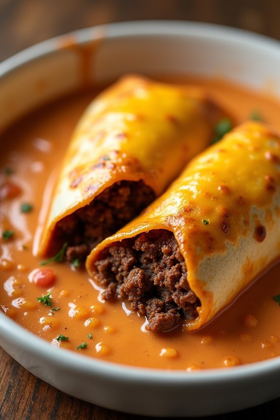 straightforward cheesy creamy versatile enchilada recipe