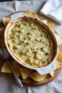 vanishing creamy mexican artichoke dip