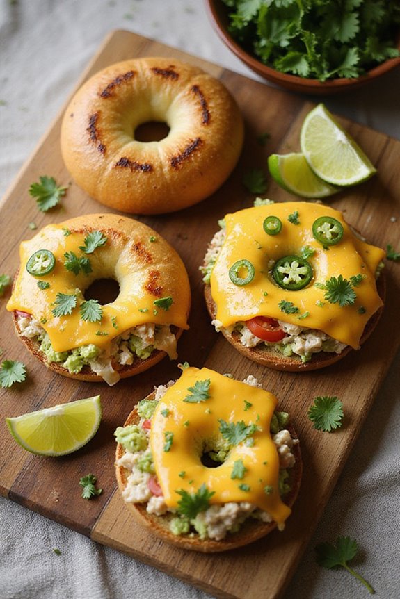 zesty mexican tuna melt